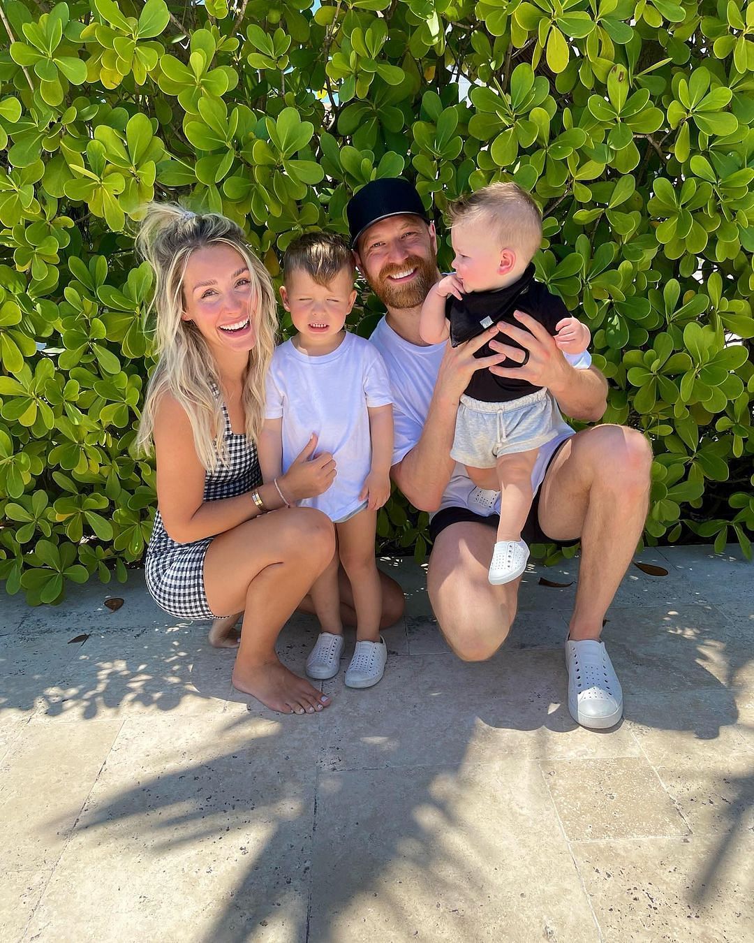 Claude Giroux with his wife and kids, Source: Claude Giroux’s wife’s Instagram/@ryannegiroux